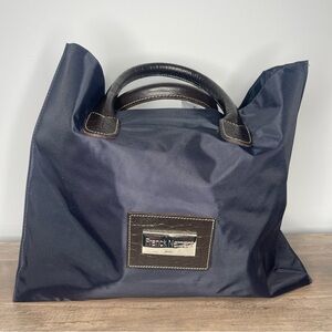 Women’s navy blue Franck Namani purse handbag‎